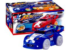CARRO RACING BATE E VOLTA C/SOM/LUZ 16CM