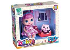 BONECA BABYS COLLECION MINI PETS (CX)