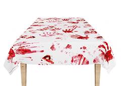TOALHA DE MESA PLAST 180X120CM HALLOWE ?