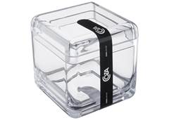 PORTA ALGODAO/CONTONETE COZA CUBE TRANSP