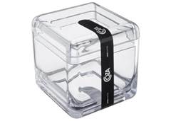 PORTA ALGODAO/CONTONETE COZA CUBE TRANSP