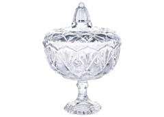 BOMBONIERE VIDRO 21CM ORQUIDEA 650ML