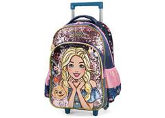MOCHILA C/CARR. LUXCEL BARBIE PET AZ