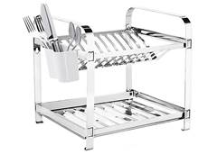 ESCORREDOR INOX 12 PRATOS C/PORTA TALHER