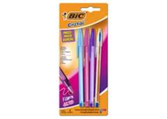CANETA BIC FASHION+PRECISAO C/4 AZ/RS/RX