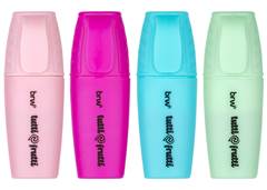 MARCA TEXTO BRW MINI PASTEL C/4 COR E CH