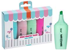 MARCA TEXTO BRW MINI PASTEL C/4 COR E CH