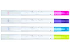 MARCA TEXTO BRW CARIMB P.DUPLA C/4 CORES