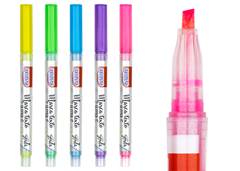 MARCA TEXTO BRW C/5 GLITTER