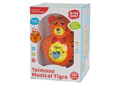BONECO TEIMOSO MUSICAL TIGRE 19,5CM(CX)