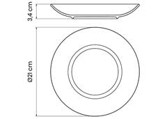 PRATO FUNDO 21CM TRAMONTINA HS CUPE