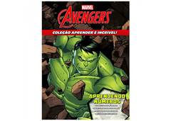 LIVRO APRENDER E INCRIVEL AVENGERS NUMER
