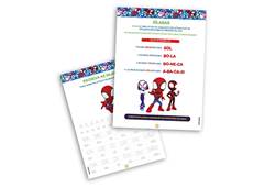 LIVRO TREINANDO CALIGRAFIA SPIDEY SILABA