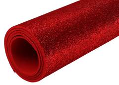 FOLHA EVA 40X60 GLITER C/5 ROXO GL088
