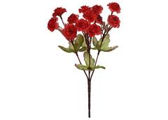 BOUQUET ROSA X12 28CM VERMELHO OUTONO