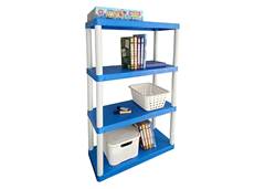 ESTANTE MULTIUSO 4PRATEL 95X57X28CM AZUL