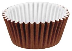 FORMINHA PAPEL CUPCAKE MARROM C/25