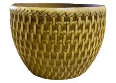 VASO TIGELA RATTAN 14X10 NATURAL L1075