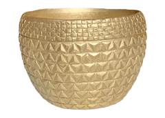 VASO DIAMANTE 11 12X8,5 OURO L1200