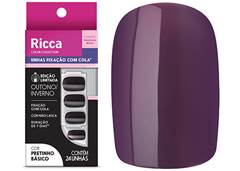 UNHAS POSTICAS RICCA C/24 VIOLETA COOL
