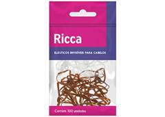 ELASTICO P/CABELO RICCA INVISIVEL C/100