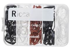 ELASTICO P/CABELO RICCA INVIS CASE C/200