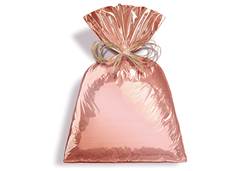 SACO METALIZADO 30X44 C/50 ROSE GOLD