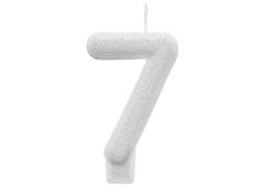VELA PARABENS NUMERO 7 SILVER