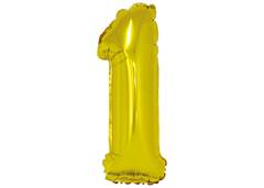 BALÃO METALIZADO N-1 34'' DOURADO