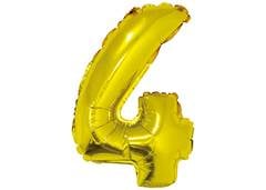 BALÃO METALIZADO N-4 34   DOURADO