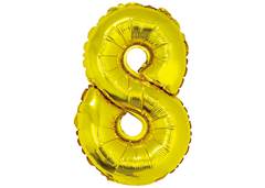 BALÃO METALIZADO N-8 34'' DOURADO