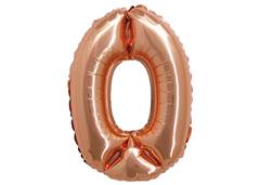 BALÃO METALIZADO N-0 34'' ROSE GOLD