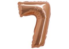 BALÃO METALIZADO N-7 34'' ROSE GOLD