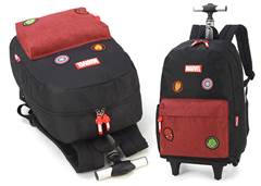 MOCHILA C/RODAS LUXCEL PRETA