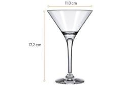 TACA MINI MARTINI CRISTAL NADIR