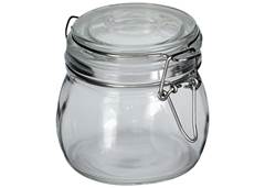 POTE HERMETICO VIDRO 500ML REDONDO