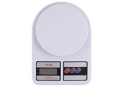 BALANÇA DIGITAL DE COZINHA 10KG BRANCA