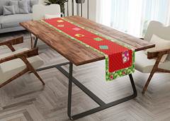 TRILHO DE MESA DE TECI 40X200CM ARRAIA