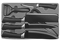 JOGO FACAS P/COZINHA METAL GL302
