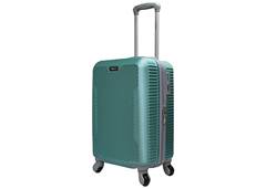 MALA C/RODA DUPLA ABS VERDE 20 YINS