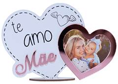 PORTA RETRATO MDF30X29CM TE AMO MAE