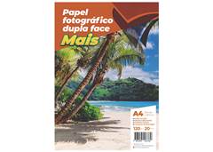 PAPEL FOTOGRAF A4 120G C/20F DUPLA FACE