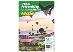PAPEL FOTOGRAFI C/ADESIVO A4 130G C/100F