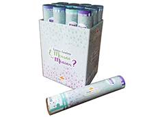 LANCA CONFETES SILVER CHA REVELA 30CM VD