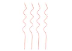 VELA PALITINH ESPIRAL C/4 ROSA BB SILVER