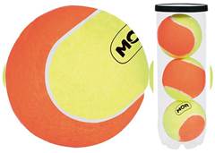 KIT BEACH TENNIS C/3 BOLINHAS 6,5CM MOR