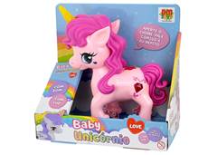 BABY UNICORNIO LOVE 22CM DM C/LUZ/SOM