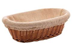 CESTA OVAL RATTAN LYOR 24X14CM FORR TECI