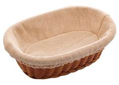 CESTA OVAL RATTAN LYOR 24X14CM FORR TECI
