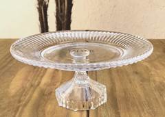 PRATO P/BOLO CRISTAL 18,5CM LYOR RENAISS